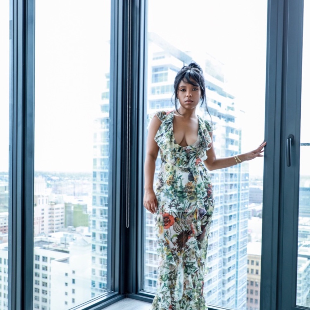 Garden Gala Ruffle Dress